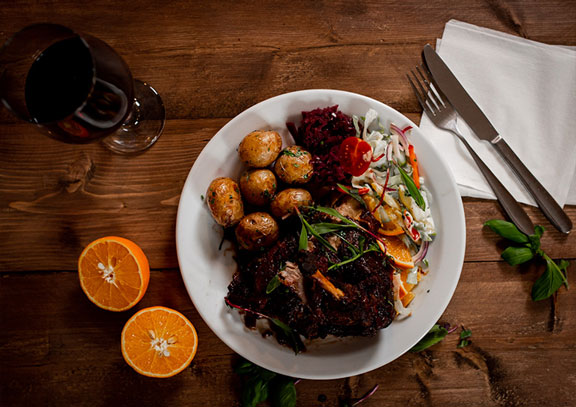 Plate with a Dish