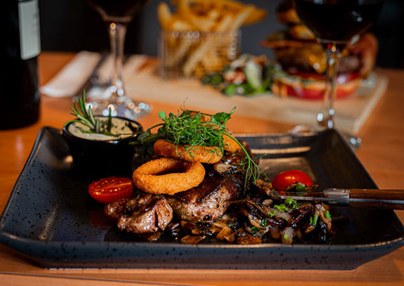 Plate with a Dish